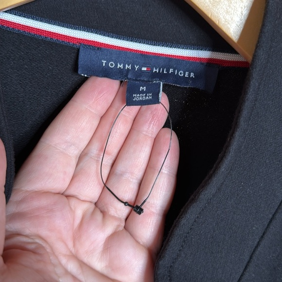 NWOT Tommy Hilfiger Women's Military Band Jacket Black Size Medium - Picture 6 of 9